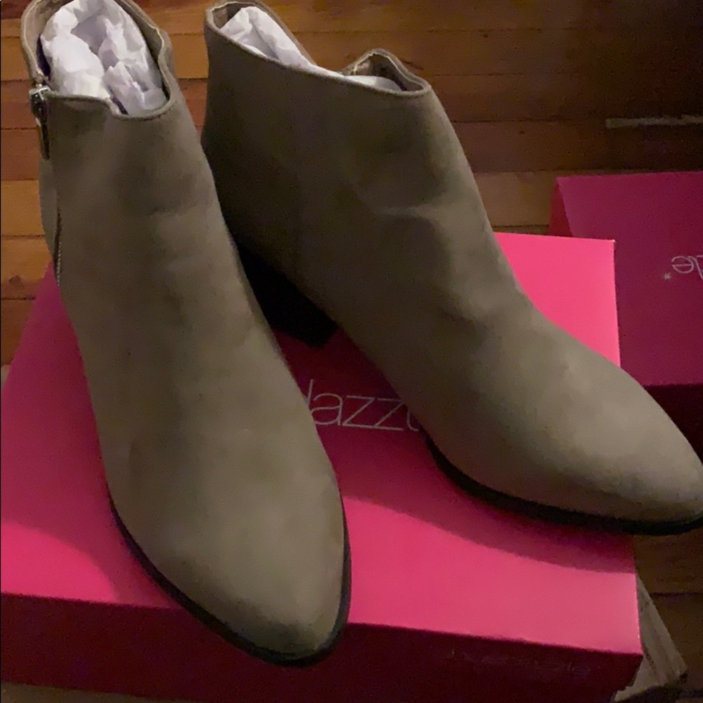 Freda Low Heel Booties